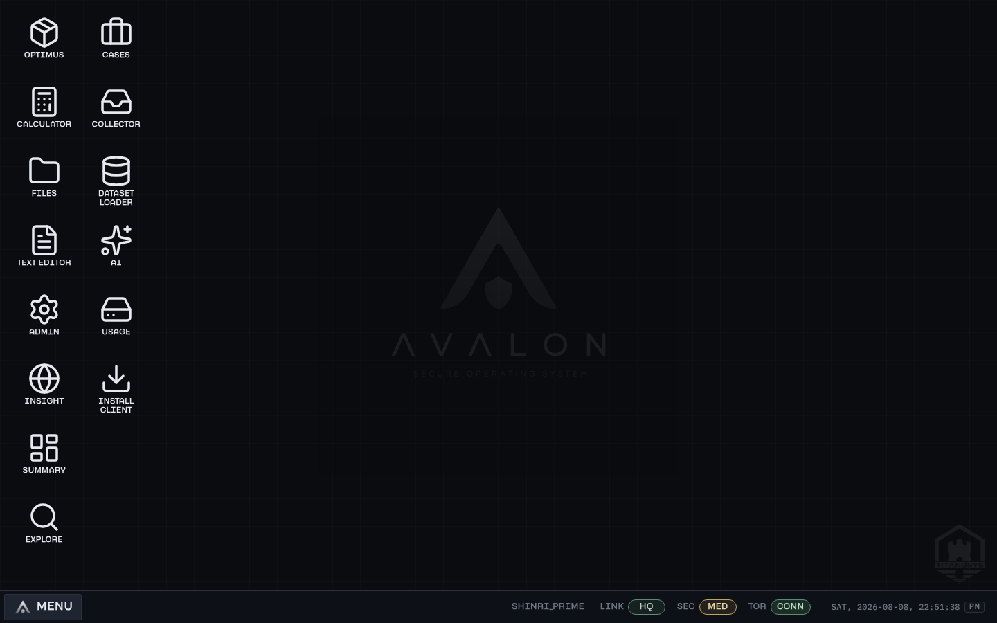 Desktop shell