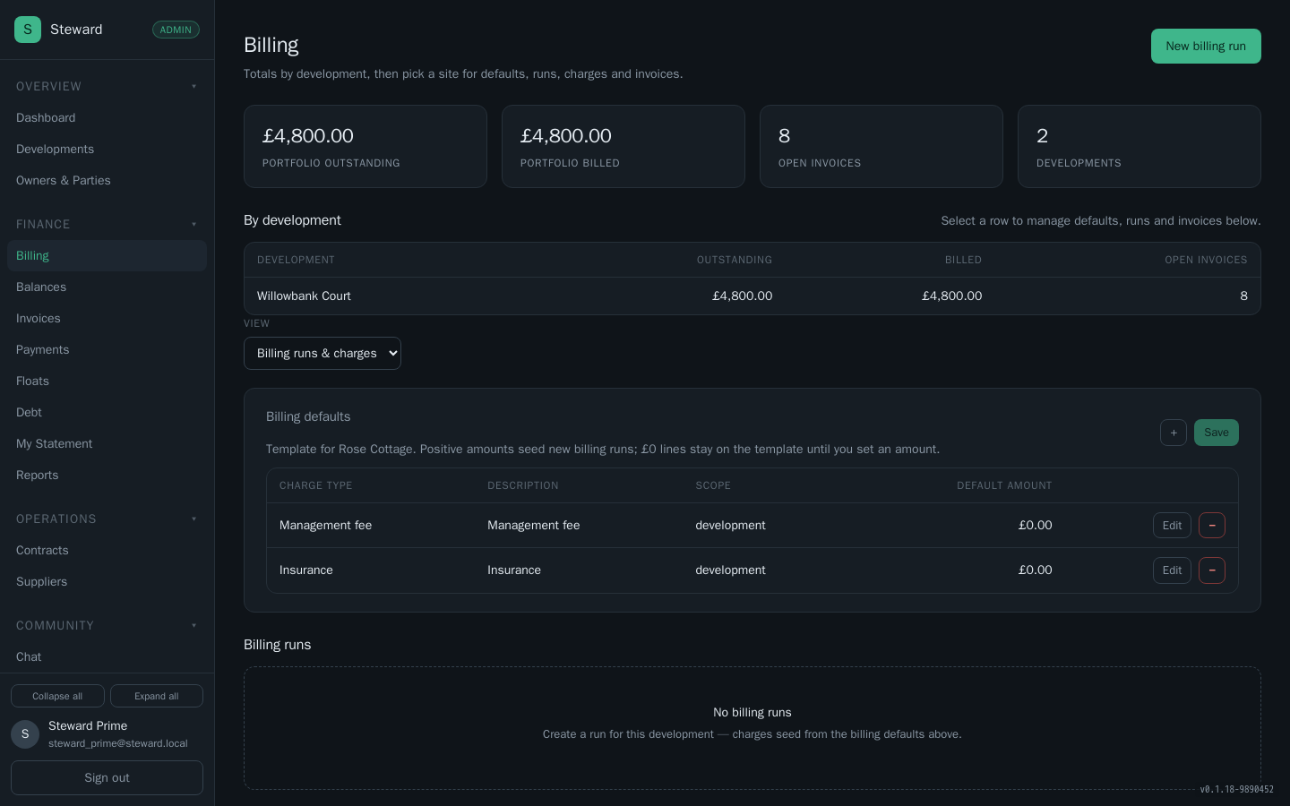 Billing